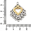 304 Stainless Steel Chandelier Component Links STAS-Q350-08GP-3