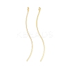 Brass Earring Findings KK-A274-17E-G-1