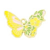 Alloy Enamel Pendants ENAM-C024-01C-01LG-1