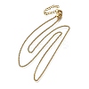 1.5MM 304 Stainless Steel Wheat Chain Necklaces for Men STAS-V011-03B-G-4