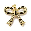 Rack Plating Brass Micro Pave Cubic Zirconia Charms KK-G500-14C-G-1