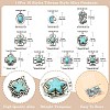 10Pcs 10 Styles Tibetan Style Alloy Pendants FIND-CJ0002-17-2