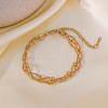 304 Stainless Steel Snake Chain Bracelets for Women FS-WG400CC-03-1