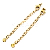 304 Stainless Steel Curb Chain Extender X-STAS-G310-07G-1