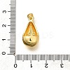 Rack Plating Brass Micro Pave Cubic Zirconia Pendants KK-L226-102G-V-3