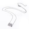304 Stainless Steel Pendant Necklaces NJEW-F264-25P-1