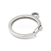 Non-Tarnish 304 Stainless Steel Gate Snap Key Clasps LS-STAS-C056-09P-2