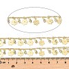 Rack Plating Brass Flower Link Chains CHC-A007-08KCG-1