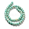 Synthetic Turquoise and Sea Shell Assembled Beads Strands X-G-D482-01A-08-3