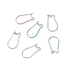 Ion Plating(IP) 316 Surgical Stainless Steel Hoop Earrings Findings STAS-F149-32M-A-4
