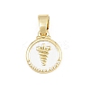 Brass Charms KK-E798-01E-G-1