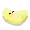 Christmas Theme Moon Shape Stress Toy AJEW-P085-12-3