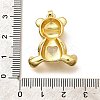 Rack Plating Brass Micro Pave Cubic Zirconia Pendants KK-L226-006G-06-3