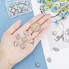 24Pcs 6 Styles 304 Stainless Steel Pendants STAS-UN0021-99P-2