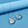 2Pcs 304 Stainless Stee Locket Pendants STAS-UN0064-13P-2
