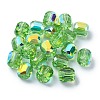 AB Color Plated Glass Beads GLAA-F108-12B-09-1
