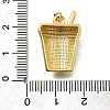 Brass Enamel Pendants X-KK-Z093-10G-3