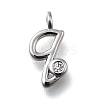 Brass Micro Pave Cubic Zirconia Pendants KK-B132-12P-Q-1