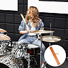 2Pcs 2 Colors Imitation Leather Drumstick Storage Bag Protective Bag AJEW-OC0005-12-7