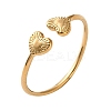 304 Stainless Steel Cuff Open Rings SA-CBAD22F-01G-C-1