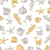 36Pcs 12 Styles Ocean 304 Stainless Steel Pendants STAS-FS0001-95-2