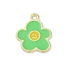 Alloy Enamel Pendants ENAM-F152-03G-02-1