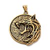 304 Stainless Steel Big Pendants STAS-D091-05AG-1