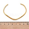 304 Stainless Steel Cuff Bangles for Women BJEW-B108-11G-5
