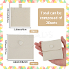 20Pcs Microfiber Jewelry Pouches ABAG-SP0001-48C-2