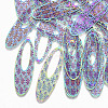 Ion Plating(IP) 304 Stainless Steel Filigree Big Pendants STAS-S108-82-1