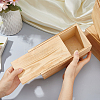 4Pcs Pine Wood Storage Boxes with Sliding Lid CON-FH0001-58-3