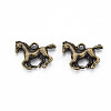 Tibetan Style Alloy Pendants TIBEP-T002-07AB-NR-1