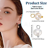 60Pcs 2 Colors Natural Cultured Freshwater Pearl Two Sides Polished Charms PEAR-ME0001-03-2