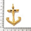 316L Stainless Steel Micro Pave Clear Cubic Zirconia Pendants STAS-S160-02G-3