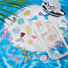 35Pcs 35 Styles Translucent Resin Sea Animal Decoden Cabochons RESI-FH0001-63-4