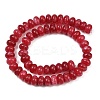 Dyed Natural White Jade Beads Strands G-G107-A43-01-5