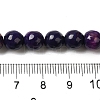 Dyed & Heated Natural Banded Agate Beads Strands G-P539-F01-01-5