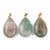 Natural Fluorite Pendants G-I387-03C-G-1