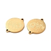 Ion Plating(IP) 304 Stainless Steel Connector Charms STAS-C074-11G-05-2