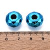 UV Plating Iridescent Transparent Acrylic European Beads OACR-E033-22-03-3
