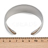 304 Stainless Steel Cuff Bangles BJEW-L709-02P-3