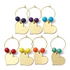 Heart Acrylic Wine Glass Charms AJEW-JO00203-1