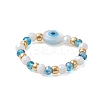 Glass Beaded Stretch Rings for Women RJEW-JR00704-5