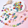100Pcs 10 Colors Synthetic Turquoise Beads G-YW0002-01A-5