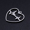 Non-Tarnish 201 Stainless Steel Filigree Pendants LS-STAS-Q201-JN326-1-2
