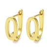 Brass Letter Stud Earrings for Women EJEW-A038-01Q-G-1