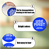 500Pcs Paper Adhesive Label Stickers STIC-WH20010-25E-3