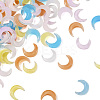 120Pcs 6 Colors Resin 3D Moon Cabochons MRMJ-TA0001-31-1