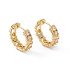 Cubic Zirconia Hinged Hoop Earrings EJEW-B014-10G-1