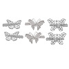 Alloy Alligator Hair Clips PW-WG08715-01-1